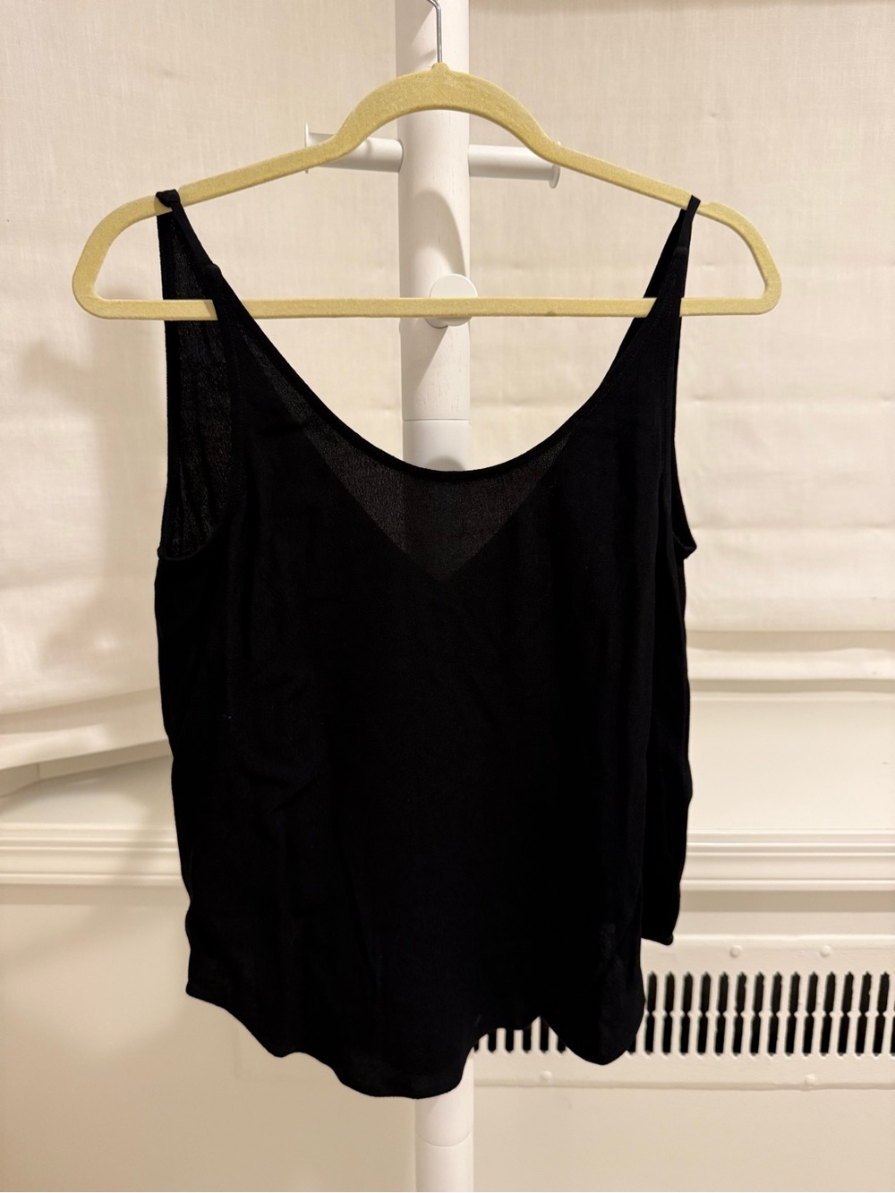 ba&sh Black Lightweight Scoop-Neck Camisole